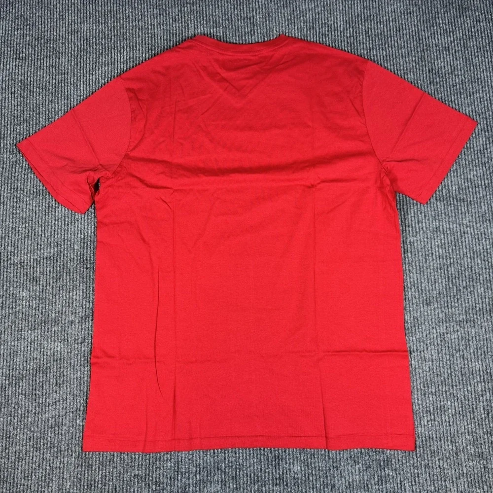 Polo Ralph Lauren T Shirt Mens XL Tall XLT Pony Logo Red Short Sleeve V Neck Tee